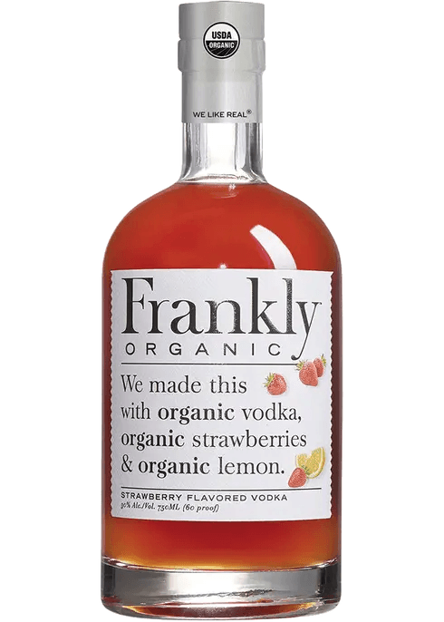 Frankly Strawberry Organic Vodka (750Ml)