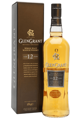 Glen Grant Rothes Speyside 12 Year Single Malt Scotch Whiskey, 750 ml