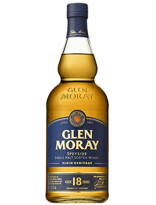 Glen Moray 18 Year Single Malt Scotch Whisky, 750ml