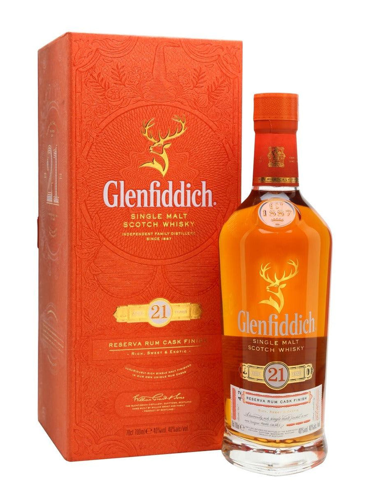 Glenfiddich 21 Year Single Malt Scotch Whiskey (750Ml)