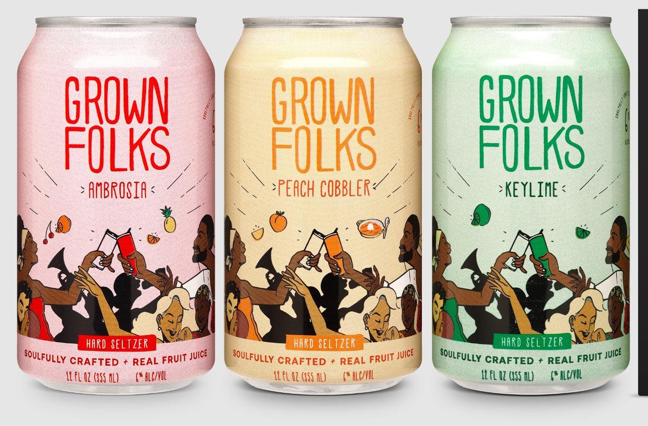 Grown Folks Hard Seltzer Variety Pack : Louisiana Creole Vibes