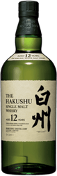 HAKUSHU 12 YEAR OLD SINGLE MALT JAPANESE WHISKY (750ML)