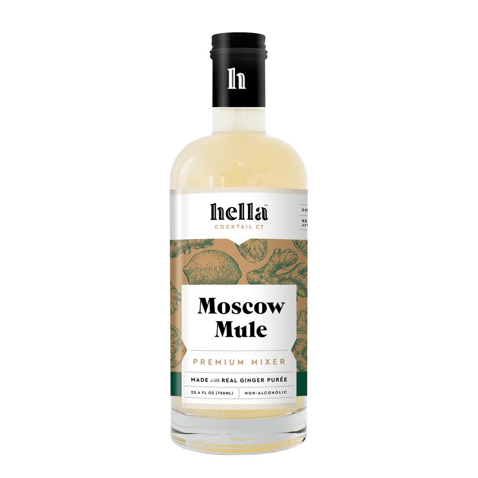 Hella Moscow Mule Cocktail Mixer (Non -Alc) (750Ml)