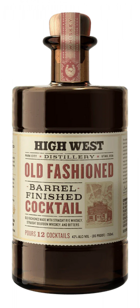 High West Old Fashioned Barrel Finished Cocktail (750Ml)