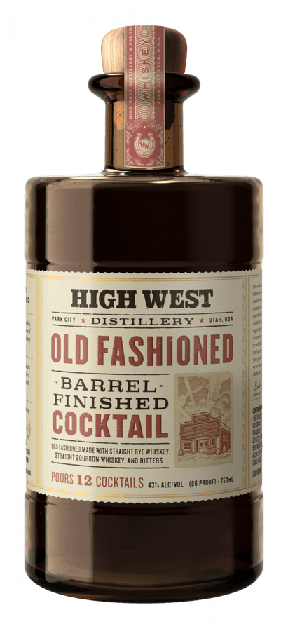 High West Old Fashioned Barrel Finished Cocktail (750ml)