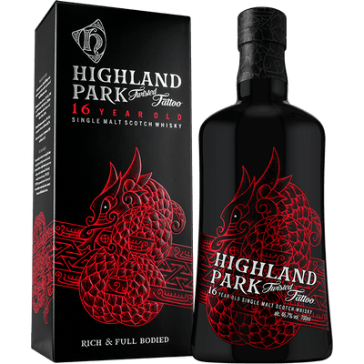 Highland Park Twisted Tattoo 16 year (750ml)