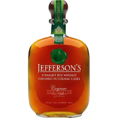 Jefferson's Straight Rye Whiskey Cognac Finish (750Ml)