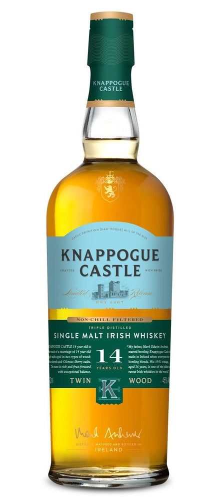 Knappogue Castle 14 Year Single Malt Irish Whiskey (750Ml)