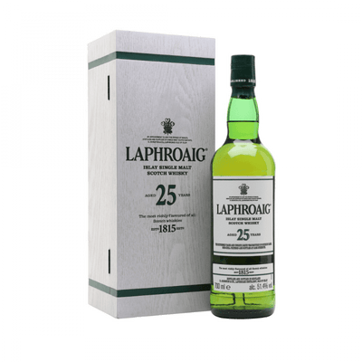 Laphroaig 25 Year Old Cask Strength Scotch Whiskey (750Ml)