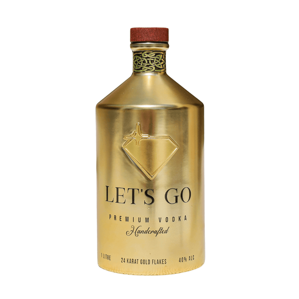 Let's Go Premium Handcrafted Gold Vodka - 1L