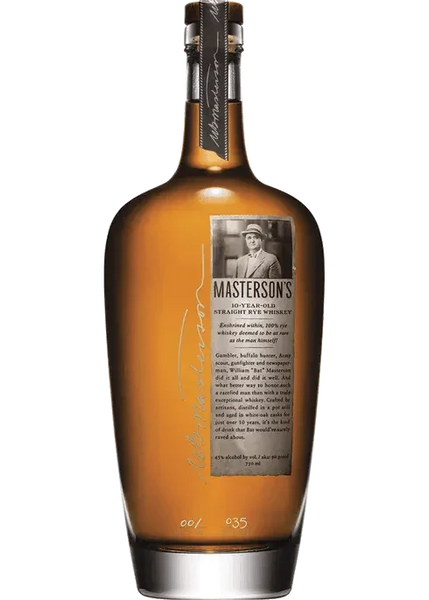Masterson's 10 Year Straight Rye Whiskey (750Ml)