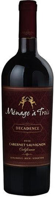 Menage a Trois Decadence Cabernet Sauvignon 2019 (750ml)