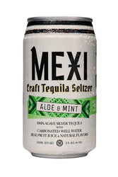 MEXI Craft Tequila Seltzer Aloe & Mint - 4 pack