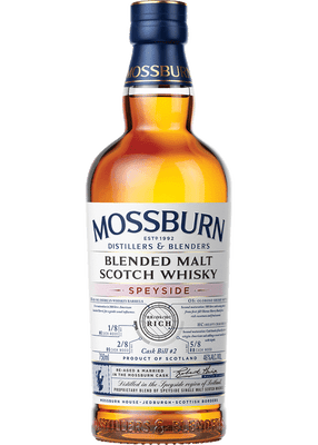 Mossburn Blended Malt Scotch Whiskey Speyside, 750ml