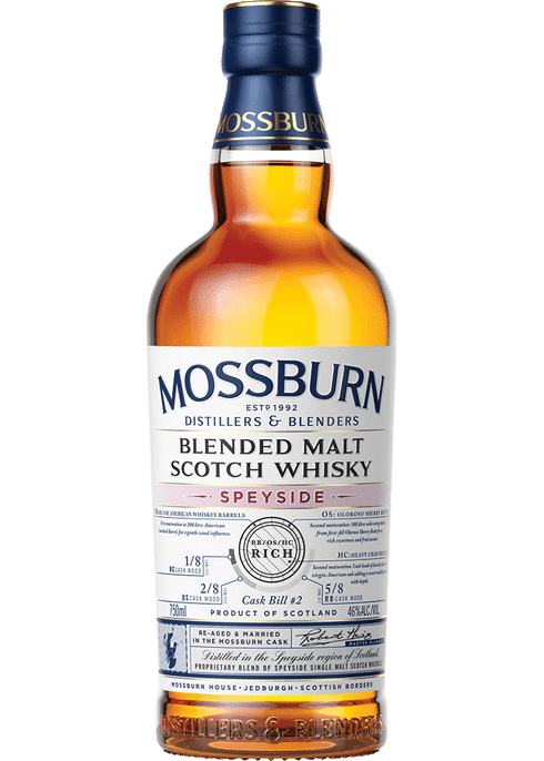 Mossburn Blended Malt Scotch  Whiskey Speyside