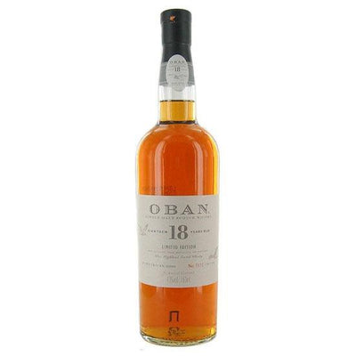 Oban 18-Year-Old Single Malt Scotch Whisky, 750 ml