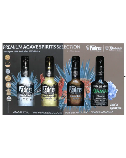 Padre Azul And Xiaman Mezcal 4 Pack 50Ml Giftset