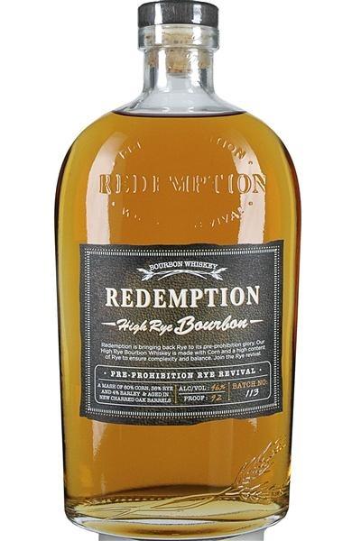 Redemption High Rye Bourbon Whiskey, 750 ml