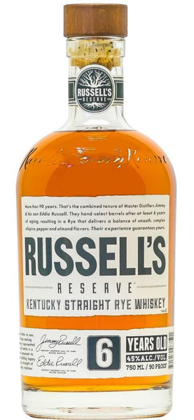 Russell's Reserve 6 Year Rye | Premium Rye Bourbon