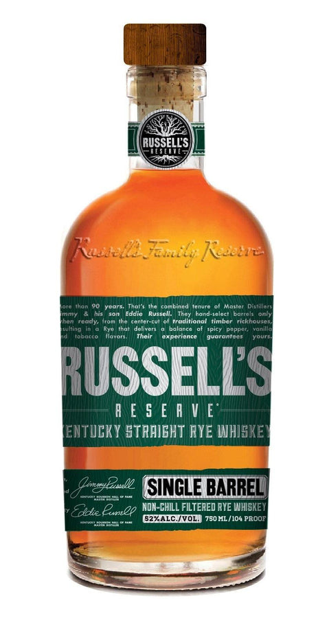 Russell's Reserve Single Barrel Rye Whiskey (750ml)