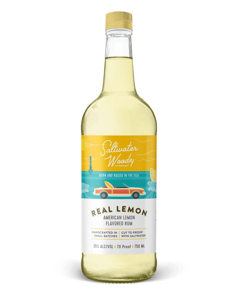 Saltwater Woody Real Lemon (750Ml)