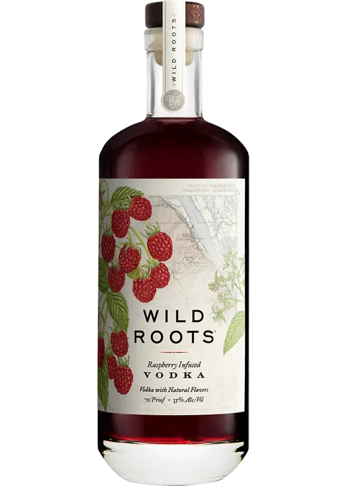 Wild Roots Raspberry Vodka  (750ml)