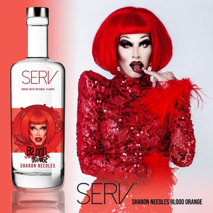 Serv Blood Orange Vodka  (750Ml)