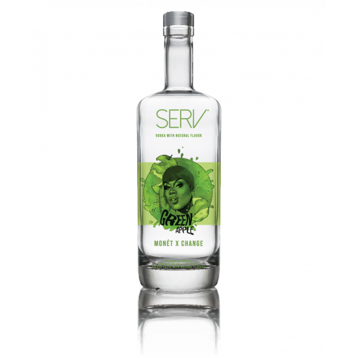 Serv Green Apple Vodka (750Ml)