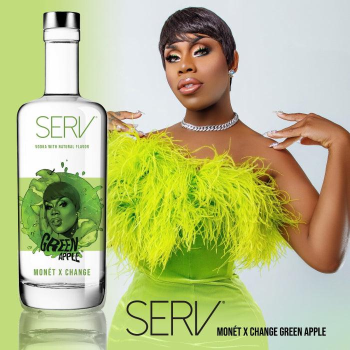 Serv Green Apple Vodka (750Ml)