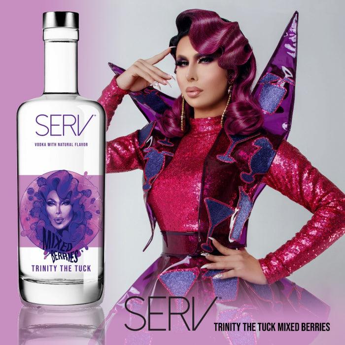 Serv Vodka Mixed Berries Vodka  (750Ml)