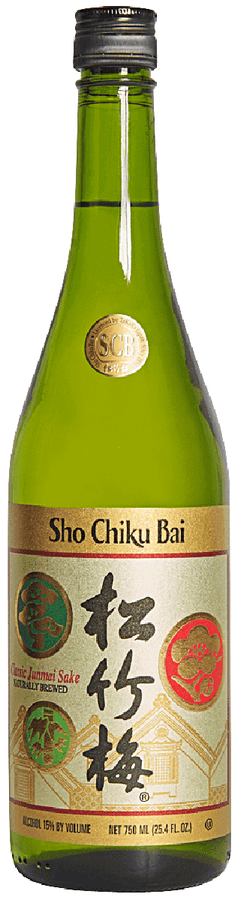 Sho Chiku Bai Classic Junmai Sake (750ml)