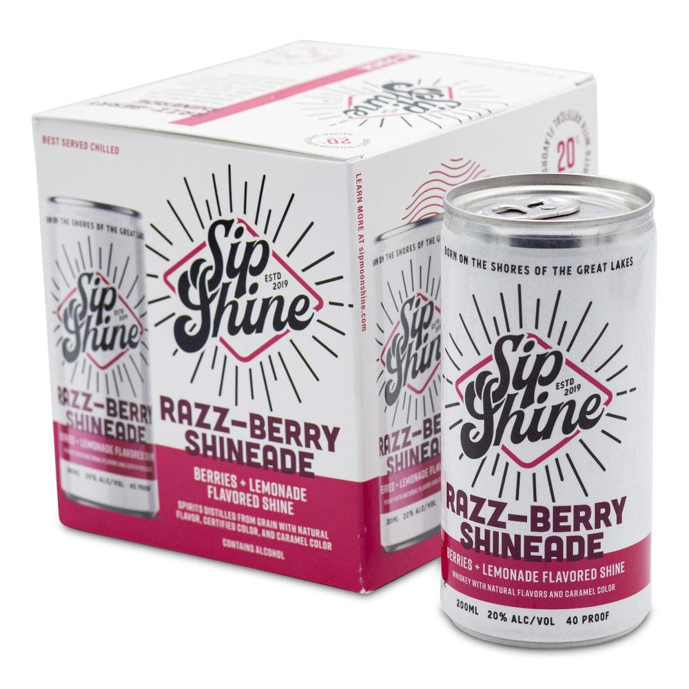 Sip Shine Razz -Berry Shineade (4 Pack)