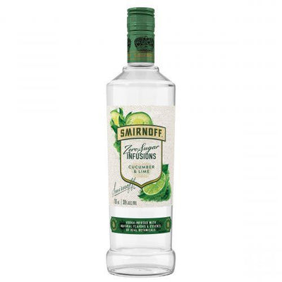 Smirnoff Zero Sugar Infusions Cucumber & Lime (750ml)