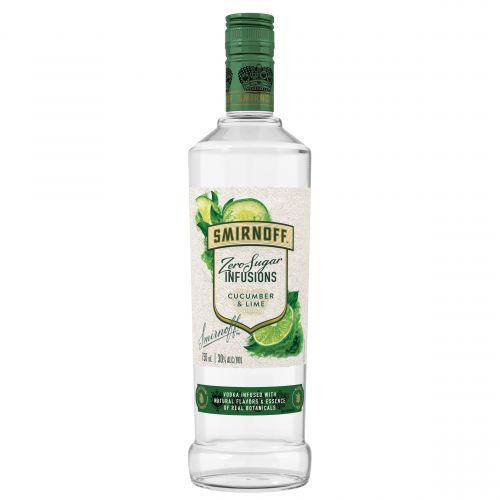 Smirnoff Zero Sugar Infusions Cucumber & Lime (750Ml)