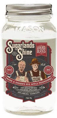 SUGARLANDS SHINE MARK & DIGGER'S RYE APPLE MOONSHINE (750 ML)