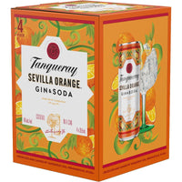 Tanqueray Sevilla Orange Gin & Soda Canned Cocktails (4 Pack)