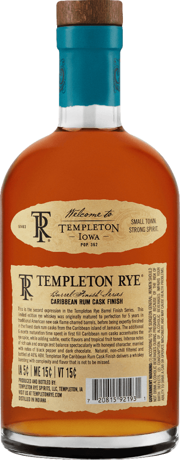 Templeton Rye Caribbean Rum Cask Finish (750 ml)