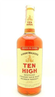 TEN HIGH KENTUCKY STRAIGHT SOUR MASH BOURBON WHISKEY