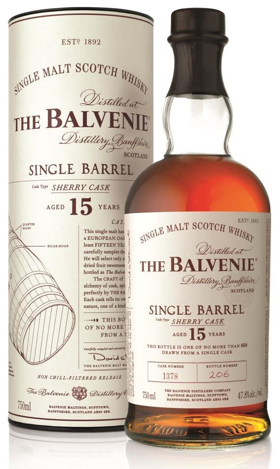 The Balvenie 15 Year Old Sherry Cask Scotch Whisky (750Ml)