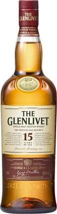THE GLENLIVET 15 YEAR OLD  SCOTCH WHISKY (750 ML)