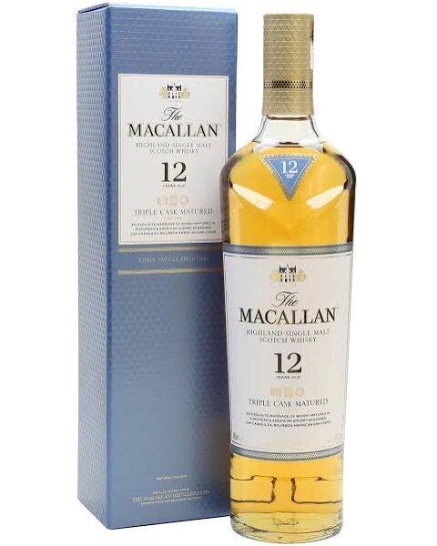 The Macallan 12 Year Triple Cask (750Ml)