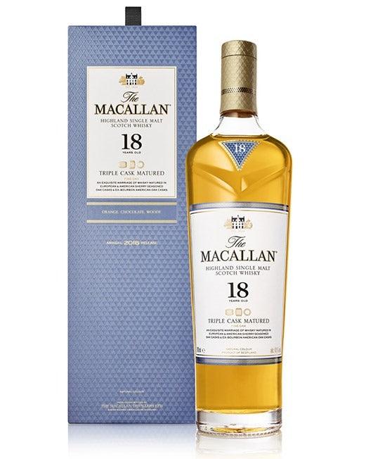 The Macallan 18 Year Old Triple Cask Scotch Whisky (750ml)