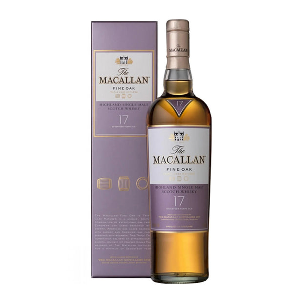 The Macallan Fine Oak 17 Year Old Scotch Whiskey: Elegance in a Bottle