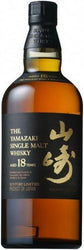 THE YAMAZAKI 18 YEAR  SINGLE MALT JAPANESE WHISKY (750 ML)