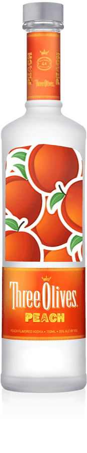 THREE OLIVES PEACH VODKA (750 ML)
