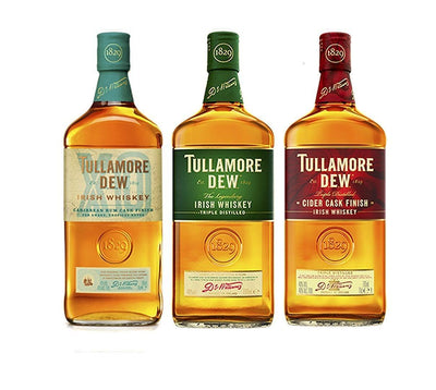 TULLAMORE D.E.W. COLLECTION (3 BOTTLES)