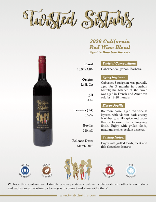 Twisted Sistuh Red Wine Blend (750Ml)