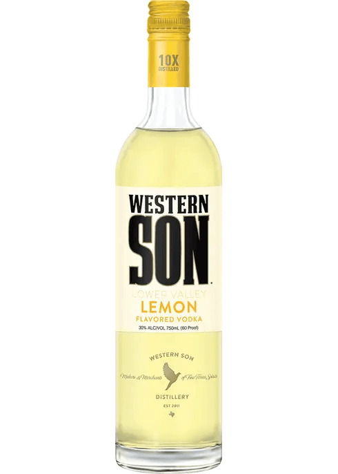 Western Son Lemon Vodka (750Ml)