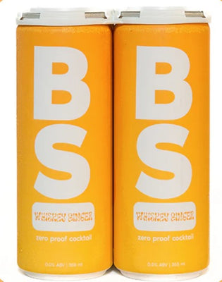 Big Spoon Zero Proof Cocktail: Whiskey Ginger (4 Pack)