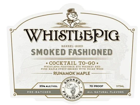 Whistlepig Smoked Fashioned Cocktail To Go (375Ml)